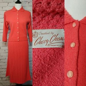 1950s 2 piece Knit Set. Chevy Chase Knitwear